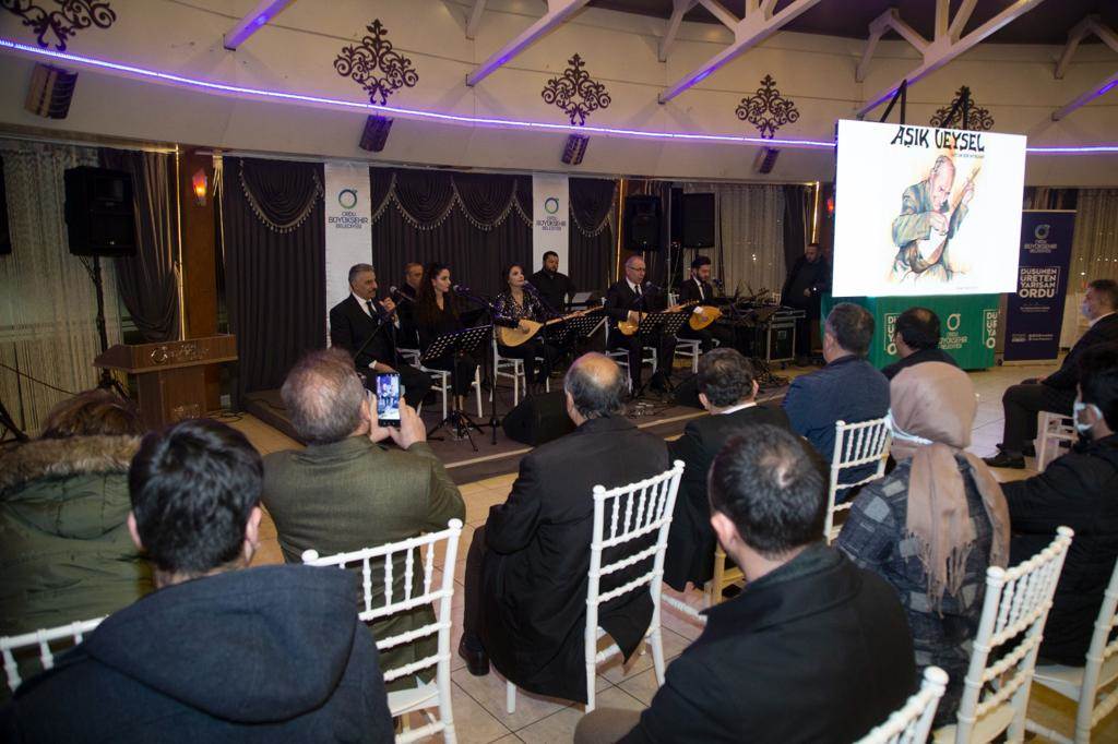 BÜYÜKŞEHİR HALK OZANI AŞIK VEYSEL’İ ANDI